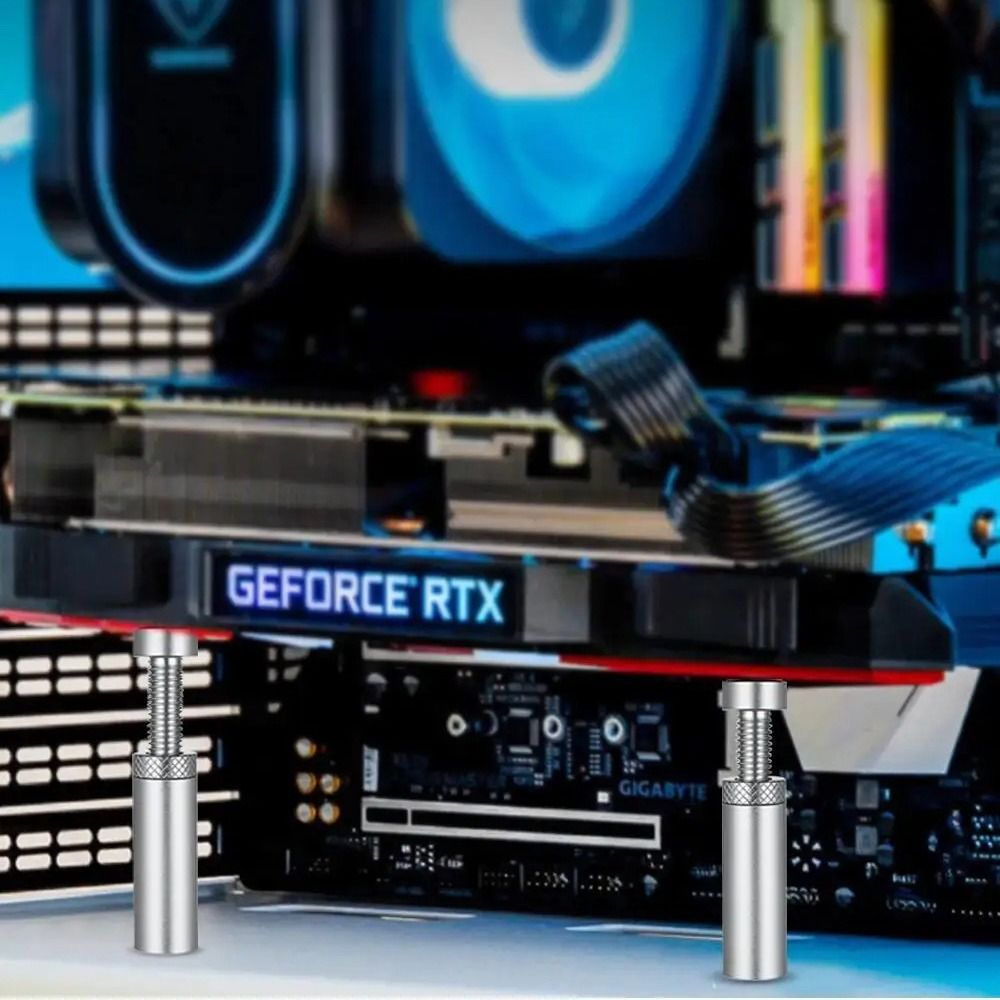 Vertical Gpu Bracket - Adjustable Aluminum Graphics Card Holder Telescopic
