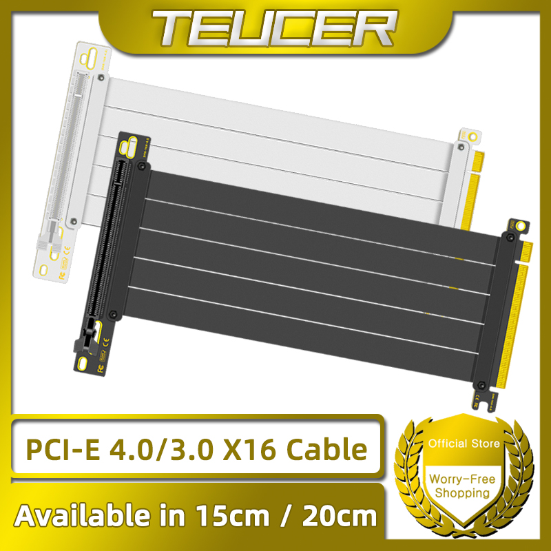 Vertical Gpu Bracket - TEUCER PCI-E 4.0 X16 Riser Cable