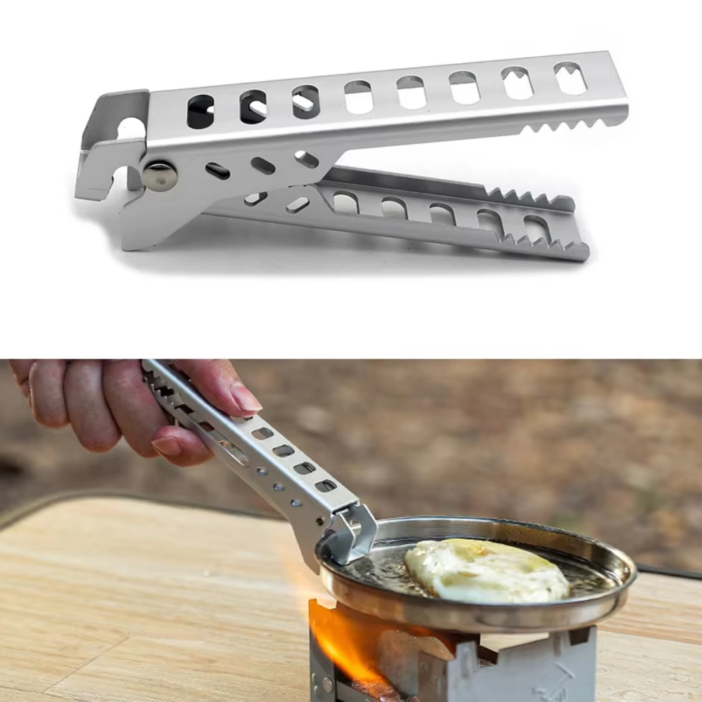 Gaming Kitchen Accessories - Outdoor Aluminium Anti-hot Alloy Clip Bowl