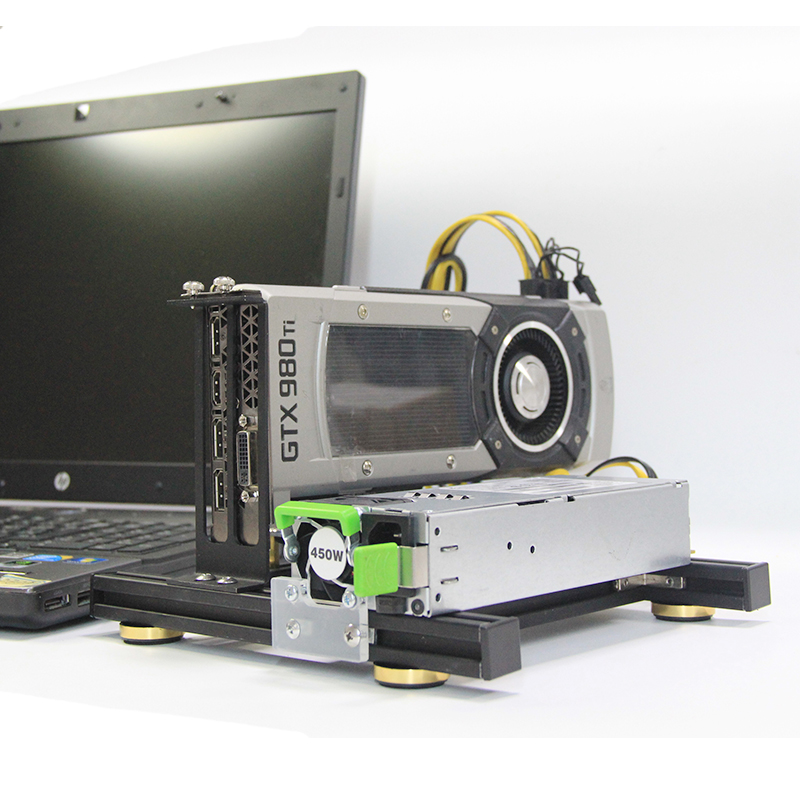 Vertical Gpu Bracket - Laptop external GPU graphics card dock