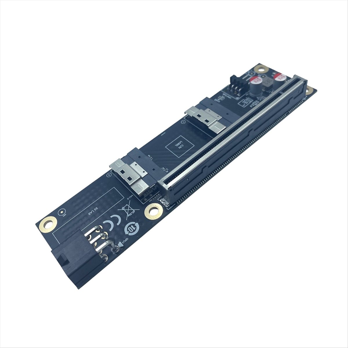 Vertical Gpu Bracket - 2 Port PCI-E 4.0 X16 to