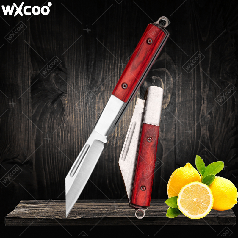 Gaming Kitchen Accessories - Stainless Steel Pocket Knife Rosewood Handle