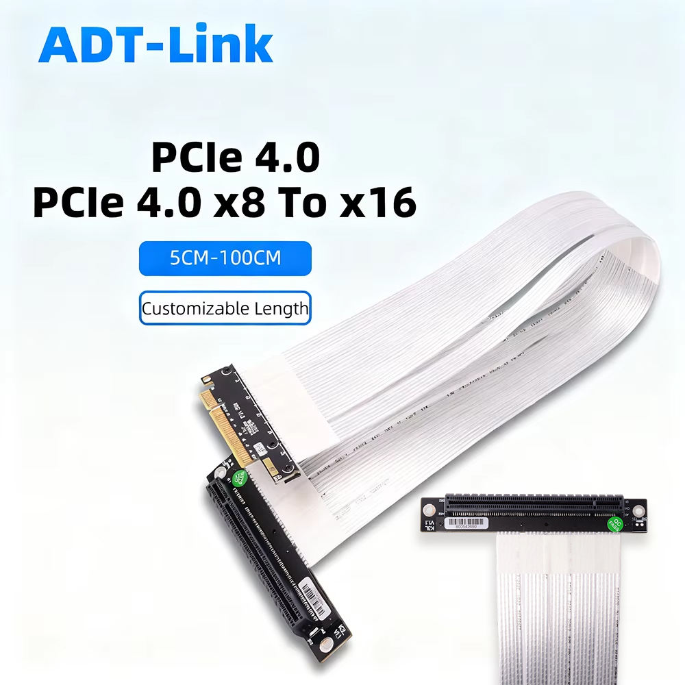 Vertical Gpu Bracket - ADT-Link PCIE 4.0 3.0 X8 To