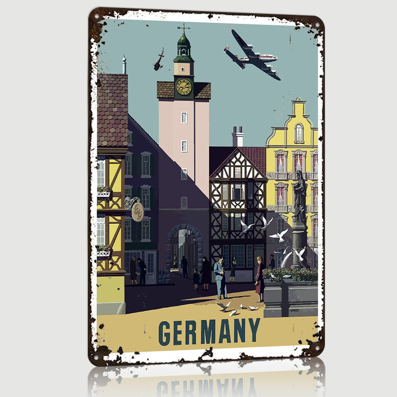 Gaming Accessories Germany - Germany Poster Customized Vintage Metal Signs