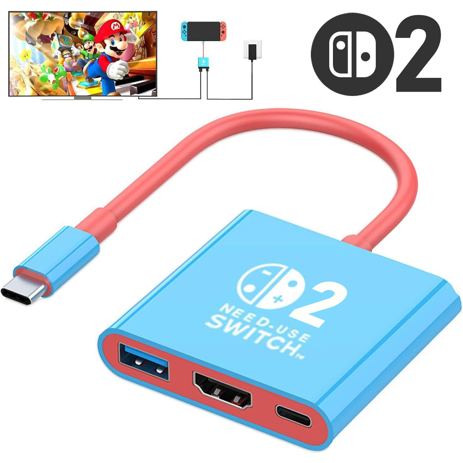 For Switch2 Type C Docking Sta - đánh giá và giá Gaming Kit Accessories Nintendo Switch