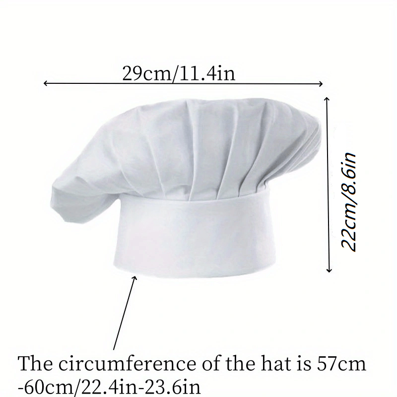 3pcs Chef Hat Adult Adjustable - đánh giá và giá Gaming Kitchen Accessories