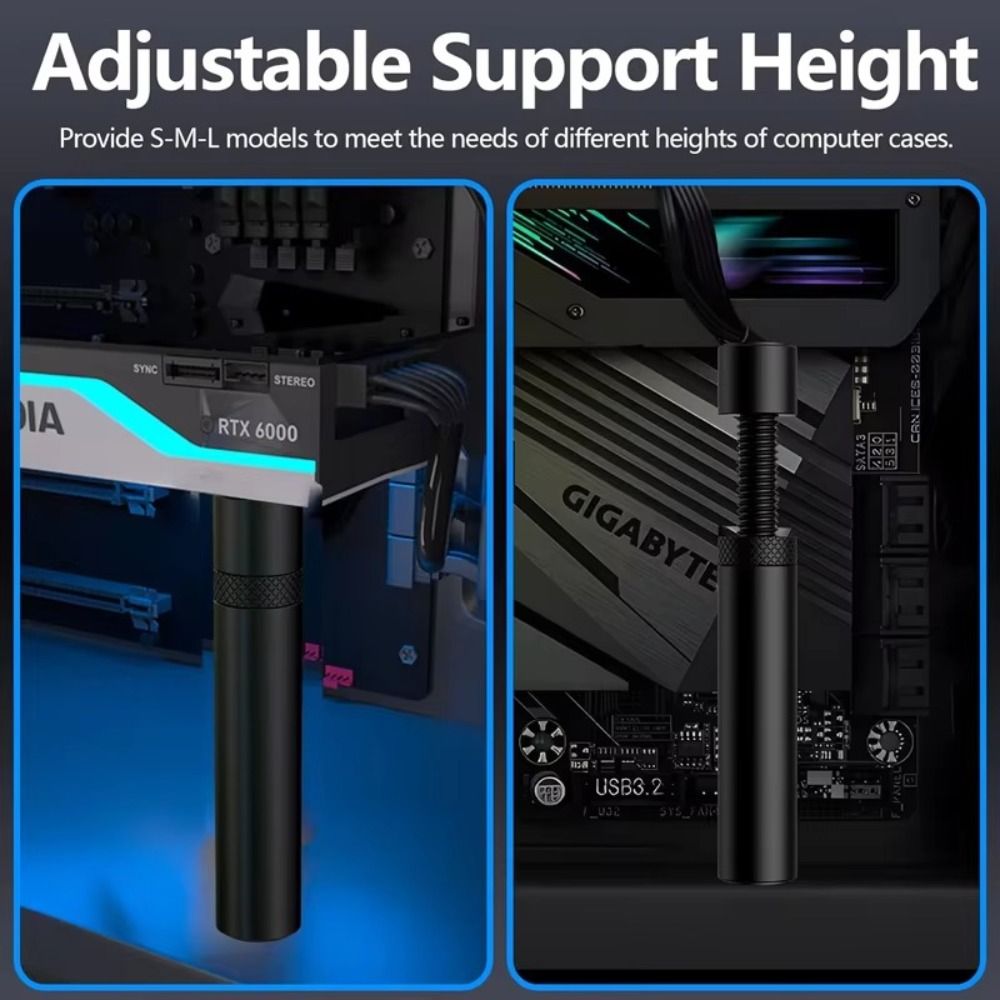 Adjustable Aluminum Graphics C - đánh giá và giá Vertical Gpu Bracket