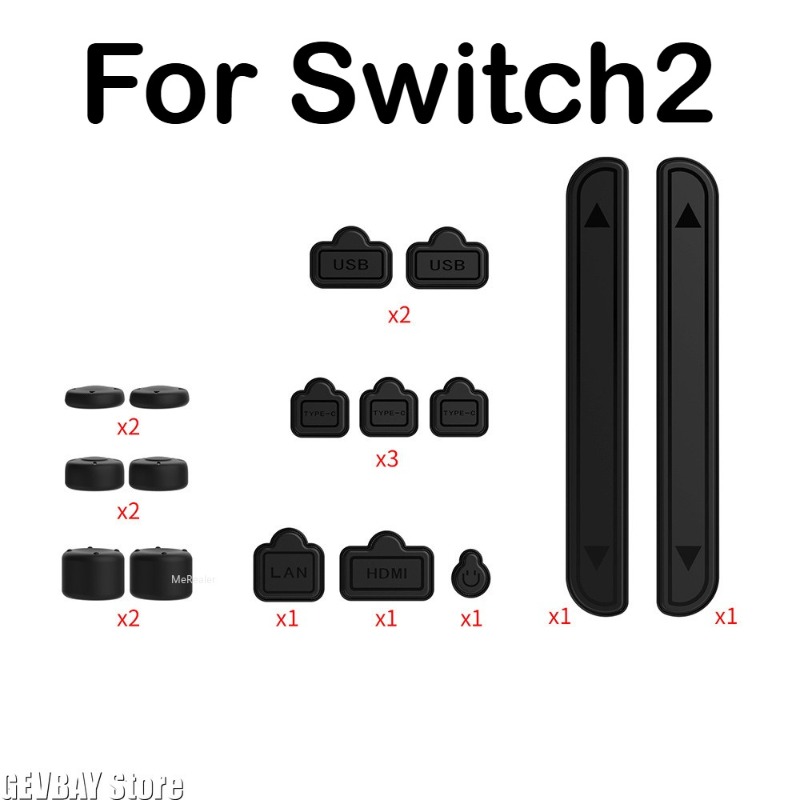 Silicone Dust Proof Port Plugs - đánh giá và giá Gaming Kit Accessories Nintendo Switch