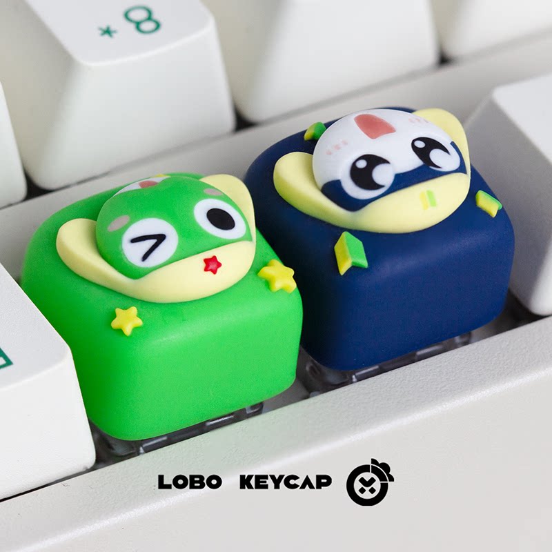 Keroro Themed Anime Keycaps Me - đánh giá và giá Gaming Accessories Cute