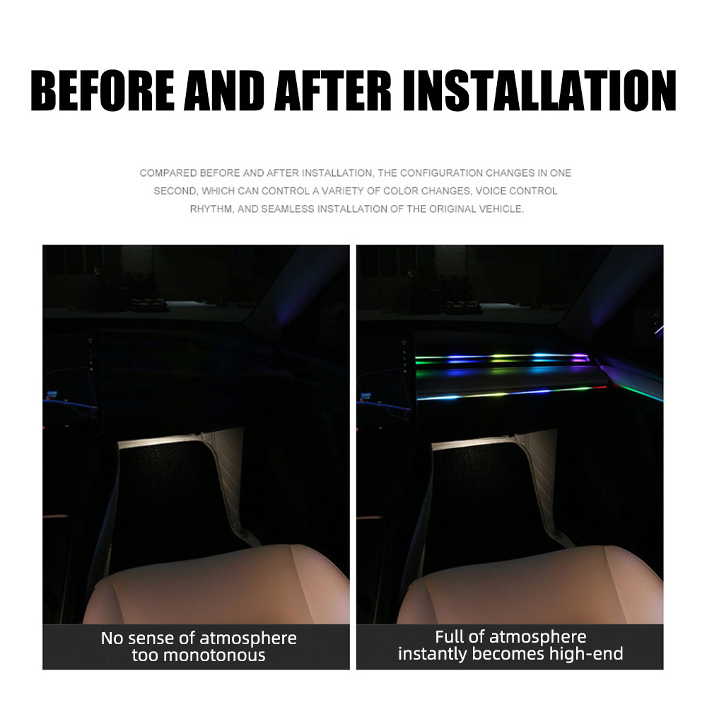 6/10 in 1 Car Led Ambient Ligh - đánh giá và giá Rgb Hub Sync