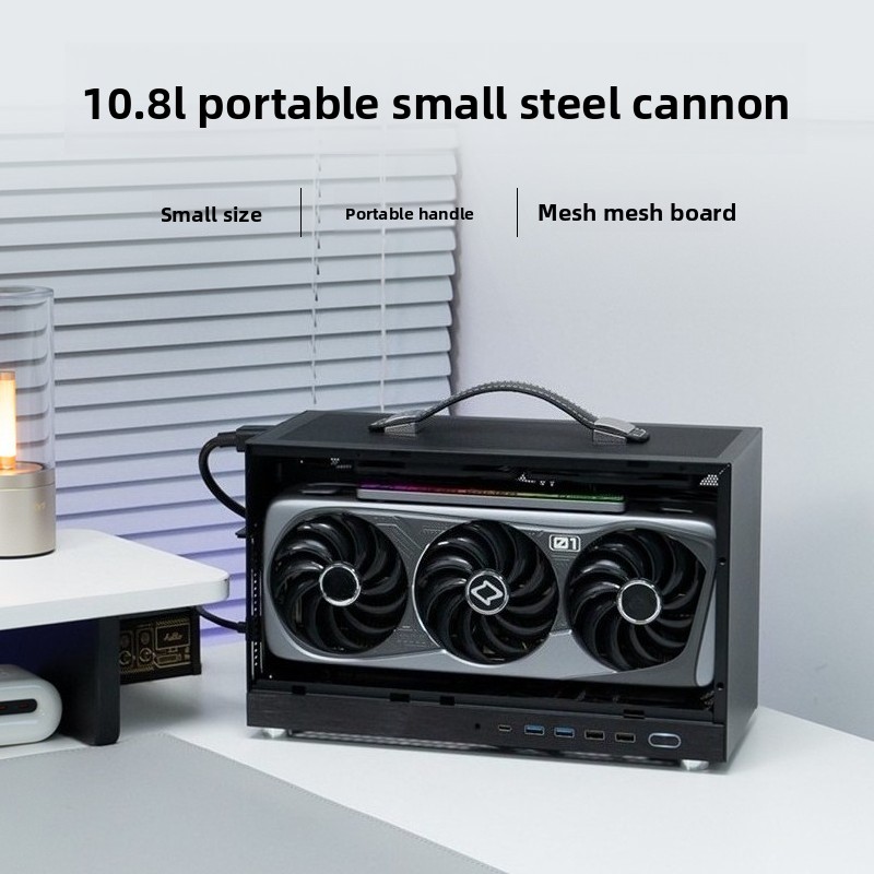 Portable S400PRO Mini ITX Case - đánh giá và giá Case Mesh Panel