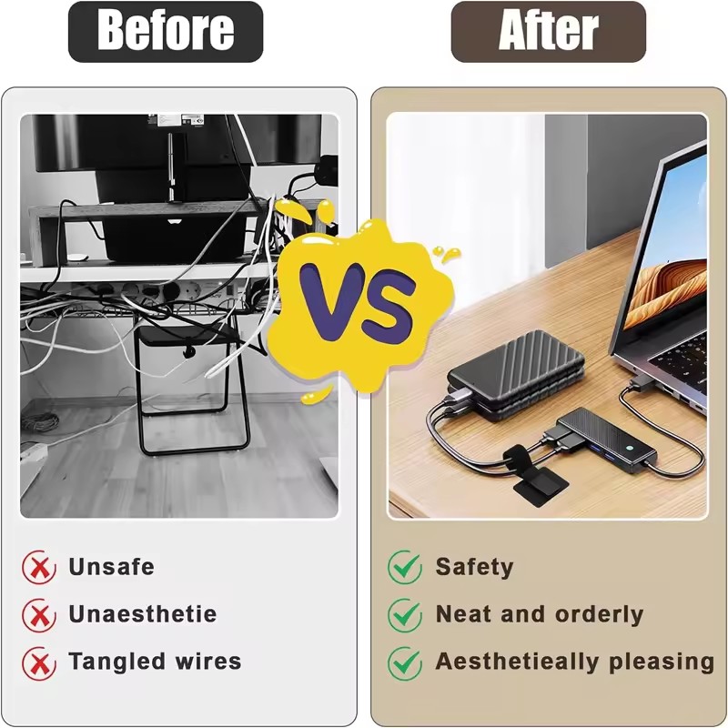 Adhesive Under Desk Cable Ties - đánh giá và giá Gaming Accessories For Desk