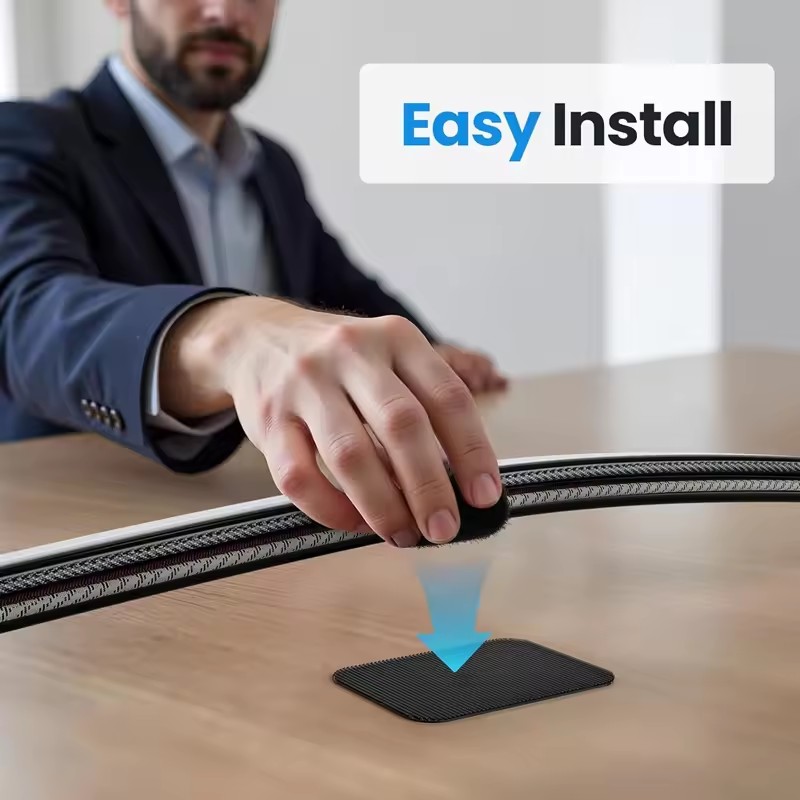 Adhesive Under Desk Cable Ties - đánh giá và giá Gaming Accessories For Desk