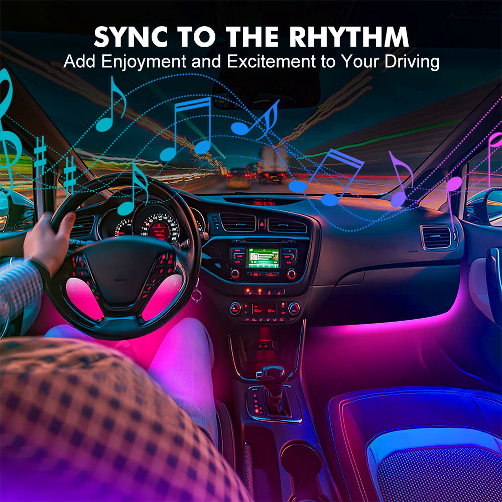 Đèn LED Dây Xe Ô Tô, Trang Trí - đánh giá và giá Rgb Hub Sync