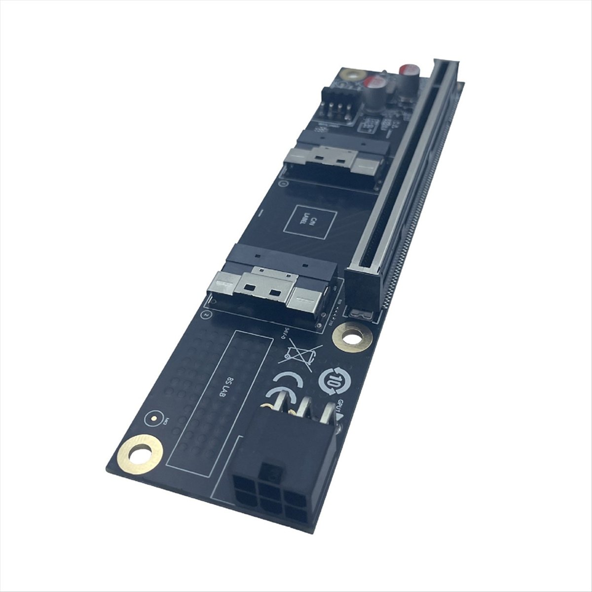 2 Port PCI-E 4.0 X16 to SlimSA - đánh giá và giá Vertical Gpu Bracket