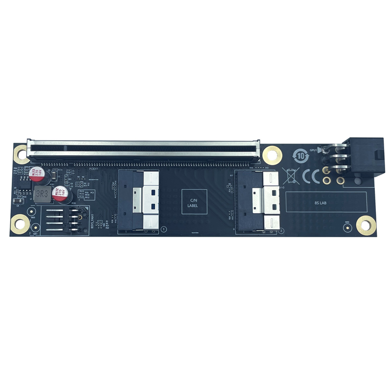NEW 2 Port SlimSAS 8i x2 to PC - đánh giá và giá Vertical Gpu Bracket
